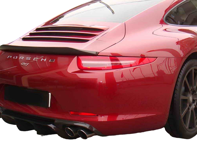 Rear spoiler lip carbon fibre. Porsche 991 - 99150424125G2X